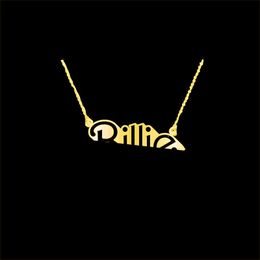 925 argent nouveau collier de créateur Billies Eilishs anglais lettre pendentif mode luxe collier pour femmes femme Hip Hop collier chaîne populaire bijoux cadeau