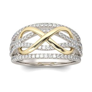 925 verzilverde ringen Diamant Met Pave zirkoon ring mode-sieraden party stijl Top kwaliteit kerstcadeau HJ277