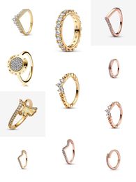 Los anillos de plata 925 con luz de luna azul brillante Los anillos brillantes de luz solar son adecuados para mujeres Pandora Joyería DIY Accesorios de moda Entrega gratuita