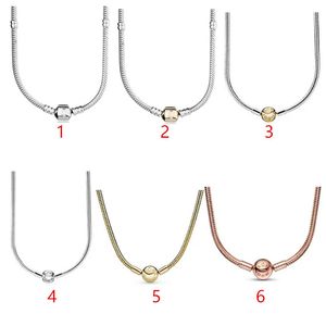 925 Zilveren Snake Bone Ketting 45cm, 50cm, 55cm Ketting Geschikt voor Primitieve Sieraden Mode Accessoires Gratis Levering