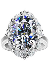 Anillo solitario de plata 925 para mujer, redondo, gran diamante, brillante, compromiso de boda, regalo de cumpleaños, anillos de imitación de platino nupcial j7380204