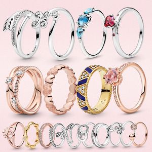 925 zilveren trouwringen hartvorm originele fit pandora ring diy sieraden geschenken voor vrouwen