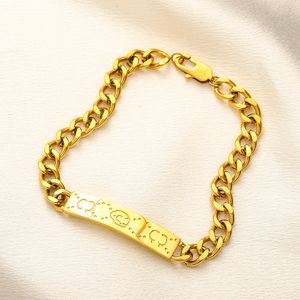 Bracelet de luxe en argent 925 pour femmes, nouvelle chaîne en acier inoxydable, boutique, cadeau d'amour, bijoux classiques de styliste avec logo