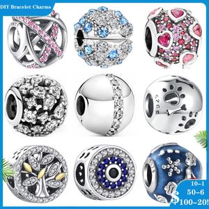 925 SIVER kralen Charms voor Pandora Charmarmbanden Designer voor vrouwen Love Tree Flower Charm