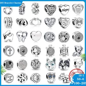 925 zilveren kralen bedels voor pandora bedelarmbanden ontwerper voor vrouwen kleine dierenliefde kruisster