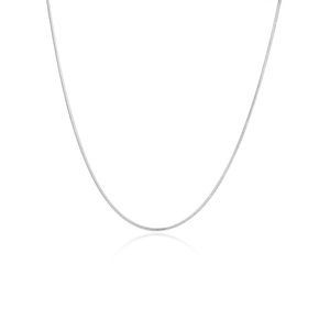 925 slang ketting zilveren ketting mode-sieraden voor vrouwen 1mm breedte 16 