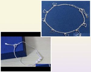 925 Sterling voor vrouwen damesmeisjes uniek mooie sexy simple kralenketen keten enkelvoet sieraden cadeau jafjo famob7798315