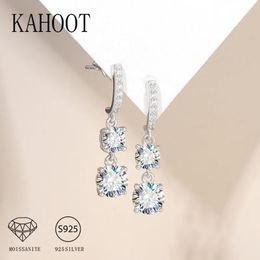 Boucles d'oreilles en argent Sterling 925, 3 carats, tendance, tempérament, dames élégantes, envoyer à petite amie, grand-mère ou mère, cadeau 240112