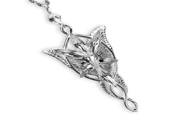 Collar con colgante de Arwen Evenstar de Plata de Ley 925, joyería de plata, regalos para mujer, collar de suéter 4933925