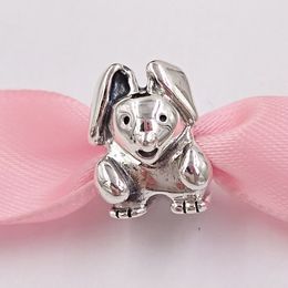925 Sterling zilveren kralen Bunny Rabbit Charm Charms past Europese pandora -stijl sieraden armbanden ketting 790389 Annajewel