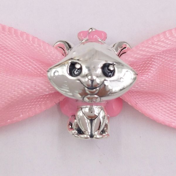 Andy Jewel 925 Cuentas de plata esterlina Dsn The Aristocats Marie Charm Charms Se adapta al collar de pulseras de joyería de estilo Pandora europeo 798848C01