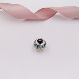 925 Sterling Silver Beads Multi-colour mozaïek Charm Multi-gekleurde CZ Charms past Europese pandora-stijl sieraden armbanden ketting 797183MPR ANAJEWEL