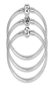 925 Sterling zilveren armbanden voor vrouwen rond vormketen mode juwelen accessoires Mother's Day Valentine Gift7225013
