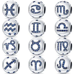 925 Sterling Silver Charm voor Pandora New 12 Constellations in Europa en de Verenigde Staten