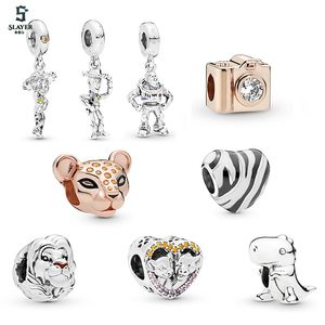 925 Sterling Silver Charm New Cartoon Character Bracelet Collier Pendentif Cartoon Charm Accessoires Bijoux Convient aux bijoux primitifs Pandora