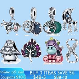 925 Sterling Silver Charms voor Pandora sieraden Karakter Karakter Dier Pet Styling -kralen