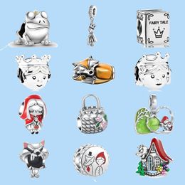 925 Sterling Silver Charms voor Pandora Jewelry Beads Diy Pendant Women armbanden Beads Europe Nieuwe Silver Fairy Tale Pendant