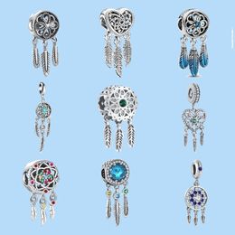 925 Sterling Silver Charms voor Pandora Jewelry Beads Diy Hendant Dames armbanden Braads Fine Europe Nieuwe Silver Dreamcatcher Pendant