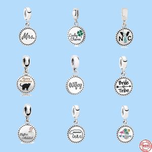 925 Sterling Silver Charms voor Pandora Jewelry Beads bengelen Nieuwe Mama Wift Lucky Clover Bead