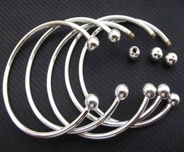 925 STERLING SILVER RELLED ABRIMA ABIERTA BRUSLO 65 mm 70 mm Tamaño Fit Beads European Charm Bracelet4899287