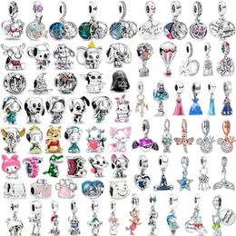 925 Sterling Silver Fit Pandoras Charms Bracelet Beads Charm