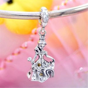 925 Sterling Zilver Schoonheid B Dangle Charm Bead Geschikt voor Europese Pandora Stijl Sieraden Bedelarmbanden