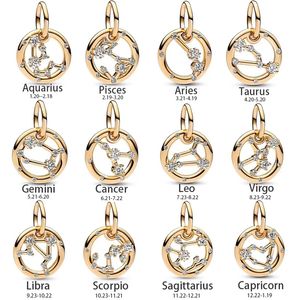  925 Plata esterlina Gorgeous 14K Gold Graduation Hat Star Family Tree Hanging Charm Pandora Pulsera Joyería Accesorios de moda Entrega gratuita