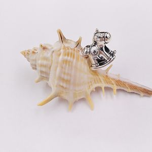 925 Sterling Silver Gothic Jewelry Making Supplies Pandora Rocking Horse Charms fai da te Slap Animal Twists Bracciale per donna Catena Pony Beads 798437C00 Annajewel