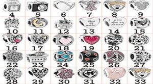 925 Sterling Silver High Quality Stones Charm Bead Pendant Fit Diy Bracelet Fashion Women Originele sieraden Custom verjaardag cadeau3811479