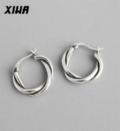 925 Sterling Silber Creolen für Frauen Sommer Trend Runde Ohrring Ohr Piercing Koreanische Huggie Mode Schmuck 200924256M7934291