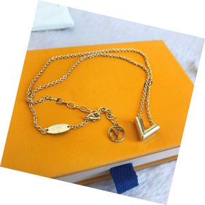 925 sterling zilveren sieraden ontwerper sieraden oorbellen hanger armband goud liefde V ketting damesring armband armband luxe hanger paar ketting hart