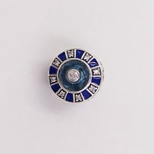 925 Sterling Silver fabrication de bijoux pandora BLUE MOSAIC DIY charme bracelet pierre de lune couples cadeaux pour femmes chaîne perles mens collier de perles bracelet 798031EN195