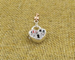 925 Joyas de plata esterlina Pandora Charm Disny Miky Mini Mouse Beads Pulseras conjuntos con logo ale Bangle mujeres hombres cumpleaños Regalo Día de San Valentín 780109C013532510
