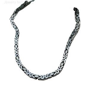 Cadena de eslabones King de Plata de Ley 925, joyería para hombres, collar bizantino, venta al por mayor, joyería para hombres de Hip Hop, gran oferta de moda