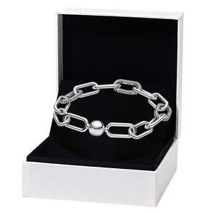 925 Sterling Zilveren Link Chain Armband voor Pandora Fashion Party Sieraden Voor Vrouwen Mannen Vriendin Gift Hand chain designer Armbanden met Originele Box Set