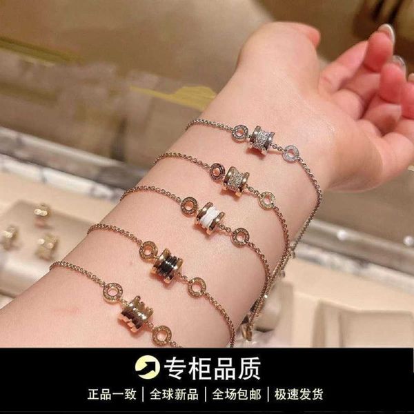 925 Sterling Silver Little Red Fashion Classic Classic Bracelet Charity Black Ceramic Spring 18k Rose Gold Little Red Waist Fashion