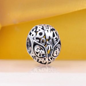 Perle de charme de masque en argent sterling 925 convient aux bracelets à breloques de bijoux de style européen Pandora