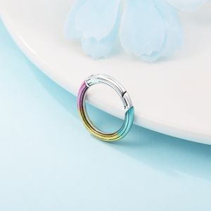 925 Sterling Silver ME Styling Coloré Connecteur Rond Lien Charme Perle Convient Uniquement Européen Pandora Me Type Bijoux Bracelets Colliers