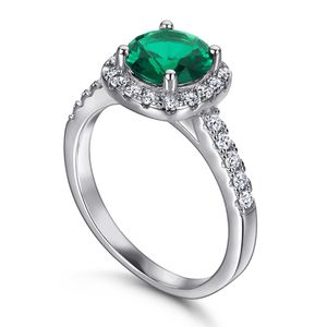 Anillo de plata de ley 925 con microconjunto de piedras preciosas de colores, circón, azul, verde, piedra preciosa, anillo de moda, anillo de lujo de alta calidad, anillo de plata de ley, anillo de circón de color rubí jade