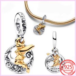 925 Sterling Silver Pandora Ring Little Dingling Bell Suspension Suspension is geschikt voor primitieve damesarmband DIY Classic Fashion Jewelry gratis levering