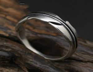 Anillo de Plata de Ley 925, joyería para hombre, hoja de árbol, anillo de compromiso Vintage para dedo, regalo, joyería fina 4283839