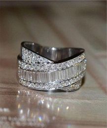 925 Sterling Silver Rings Fahion Designer Sieraden Dames Diamanten Ring voor dames Hiphop met 511 maten kettingringen5884057