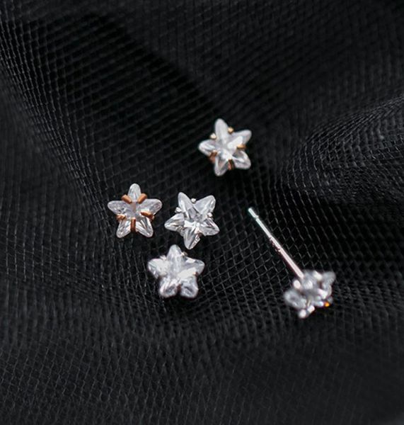 925 argent sterling petit design Stud Fashion Guangzhou Bijoux de bijoux de haute qualité Tiny Star Star Girls Oreilles 4341589