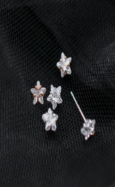 Boucles d'oreilles en argent sterling 925, petit design, mode, marché des bijoux de Guangzhou, haute qualité, petites étoiles classiques pour filles, 9675660