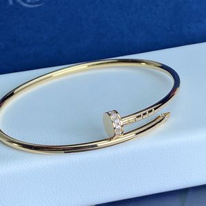 Brazalete fino de plata de ley 925 para mujer, pulseras con dijes, buena versión con diamantes