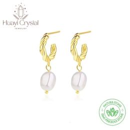 925 Boucles d'oreilles de goujon en perles en argent sterling pour les femmes conception d'intestaist de style froide gouttes d'oreilles personnalisées 231221