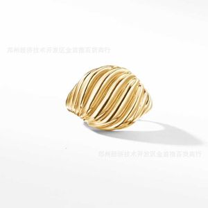 925 draad luxe zilveren damesmode-sieraden sterling zilver populaire gouden ring ringen ontwerper