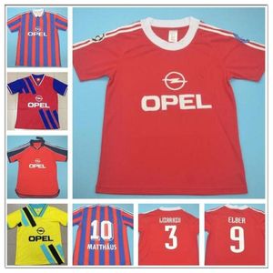 93 95 97 01 BCoutinho Jersey de football périistique Lewandowski Muller Hernandez Klinsmann Elber Kimmich Matthaus Lizarazu Football Retro 232E