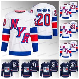 93 Mika Zibanejad 23-24 Stadium Series Rangers Maillots Adam Fox Artemi Panarin Kaapo Kakko Chris Kreider Filip Chytil Erik Gustafsson KAndre Miller Erik Gustafsson