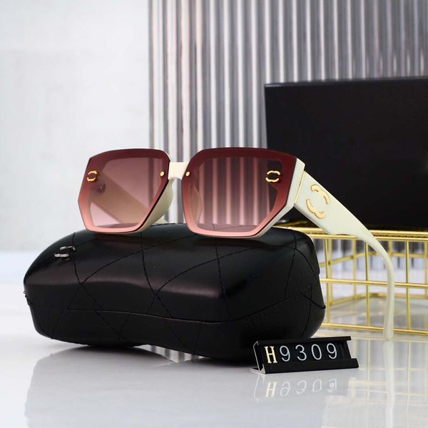 9309 gafas de sol de moda gafas toswrdpar gafas de sol diseñador hombres damas marrón caso negro oscuro 50 mm